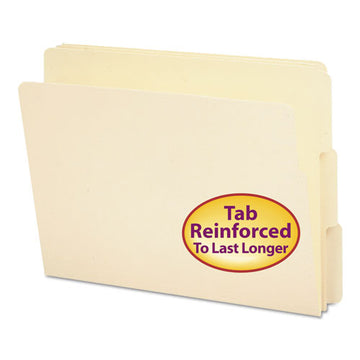 Smead® Heavyweight Manila End Tab Folders, 9" Front, 1-3-cut Tabs, Letter Size, 100-box freeshipping - TVN Wholesale